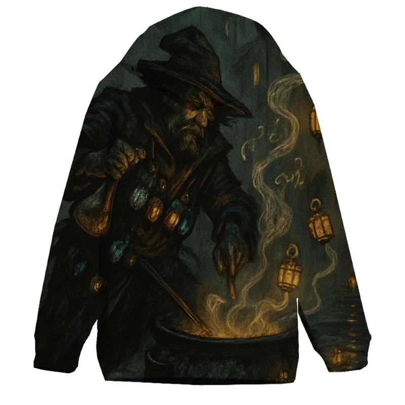 Fogwright Lantern Alchemist printed hoodies
