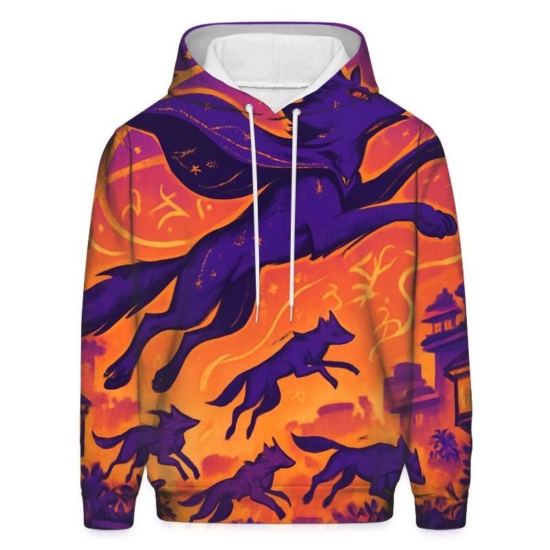 Velvet Skyline Acrobat Wolves hoodie styles