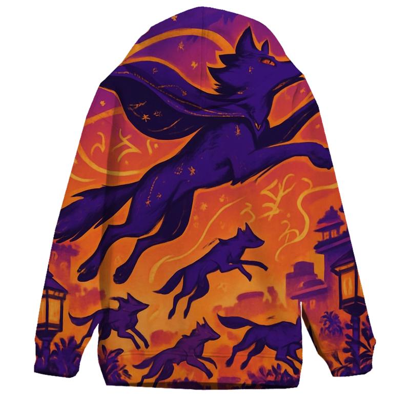 Velvet Skyline Acrobat Wolves hoodie styles