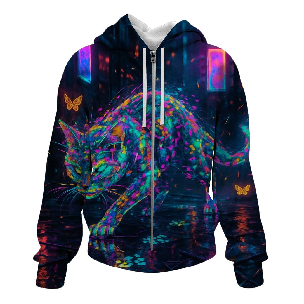 Hologram Alley Cat hoodie trends