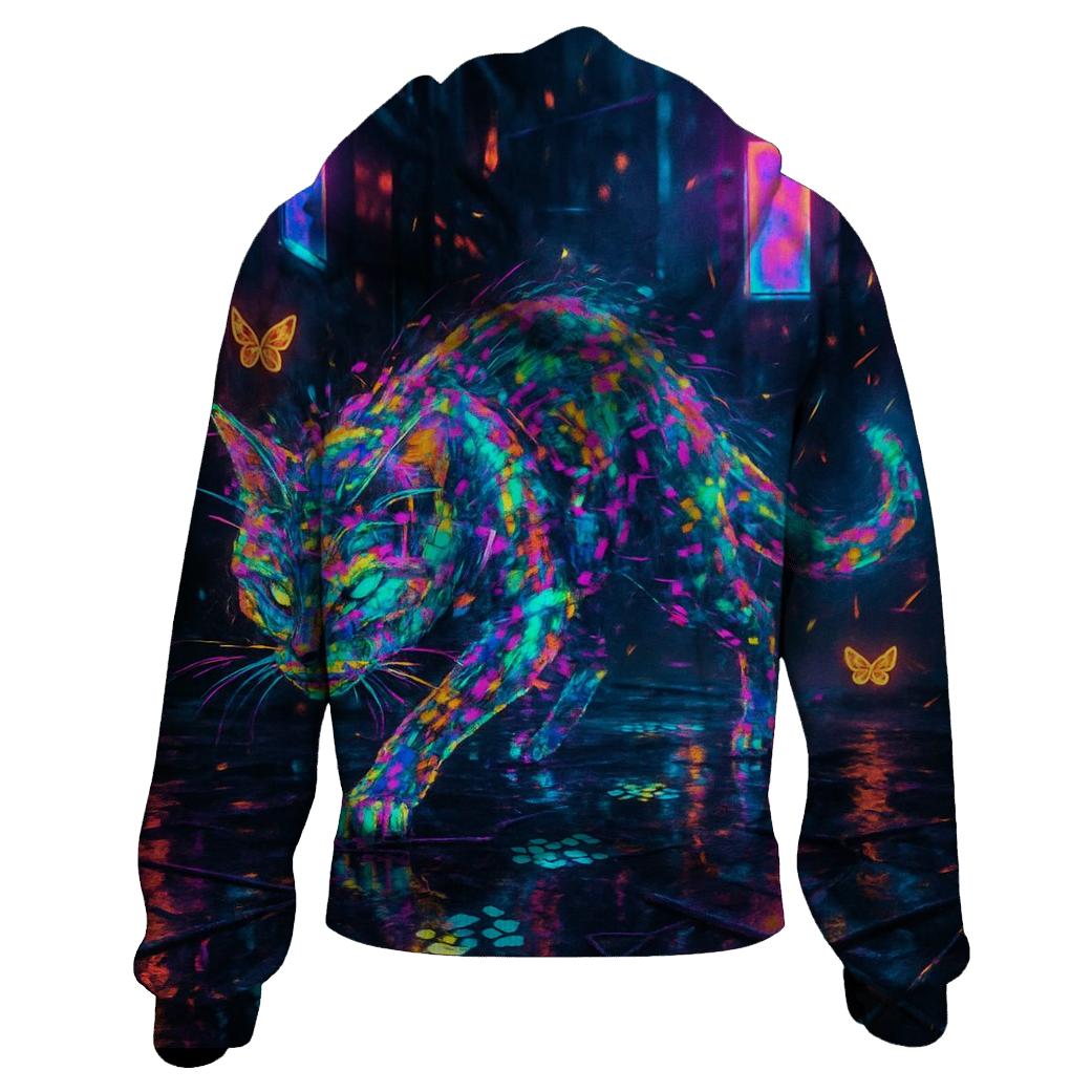 Hologram Alley Cat hoodie trends