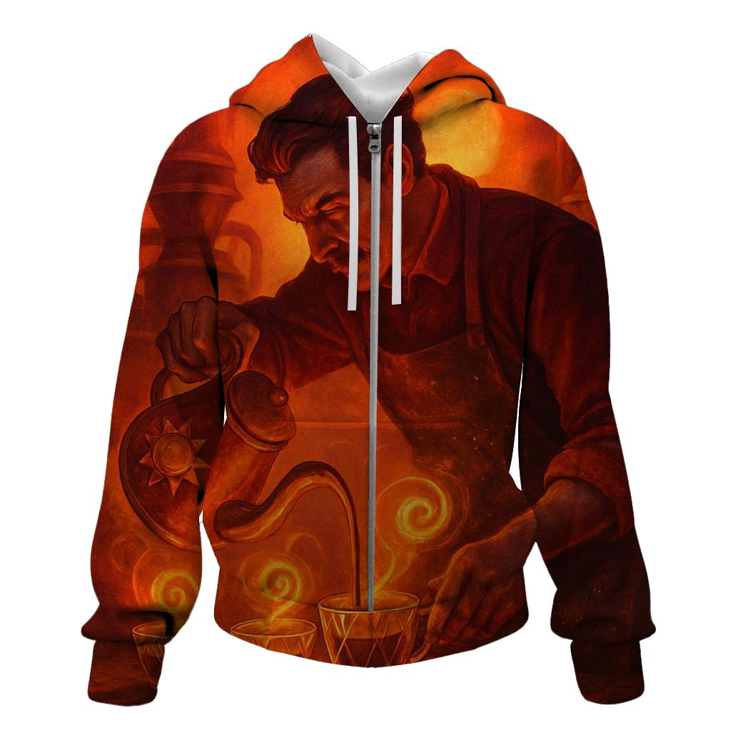 Sunforge Coffee Baron zip-up hoodies