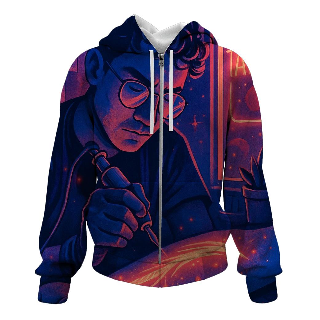 Comet Tail Tattooist designer hoodies