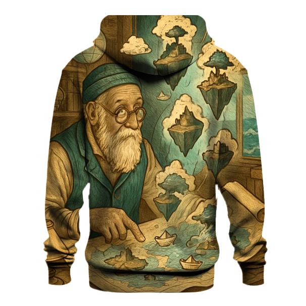 Mapmaker Of Echoed Islands heavyweight hoodies
