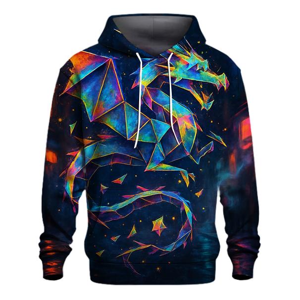 Neon Origami Dragon hoodie styles