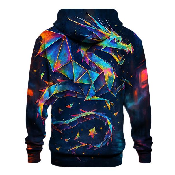 Neon Origami Dragon hoodie styles