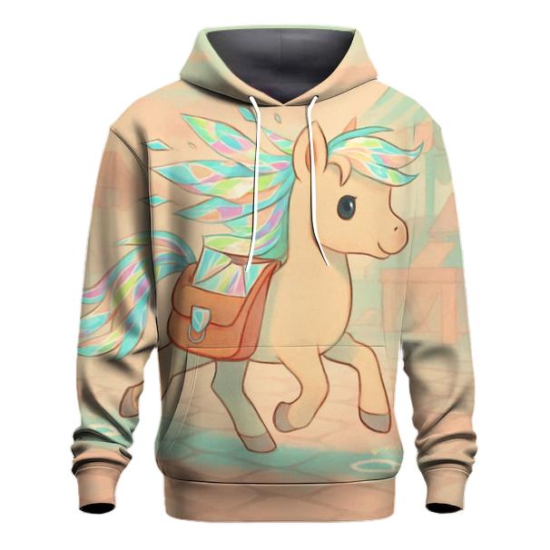 Crystal Courier Pony premium hoodies