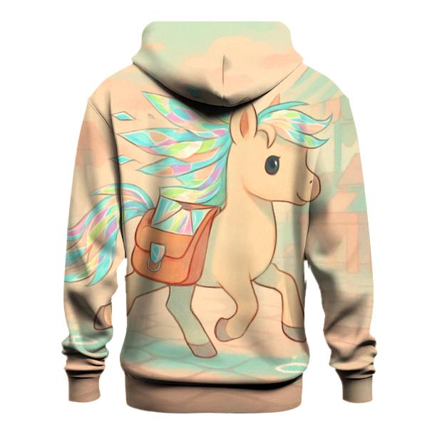 Crystal Courier Pony premium hoodies