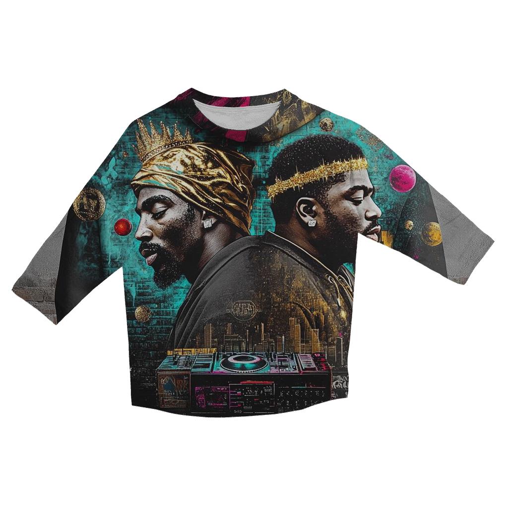 Crown City Cipher cotton quarter sleeve shirts