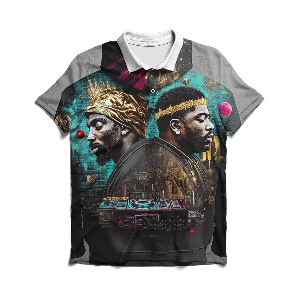 Crown City Cipher designer slim fit polos