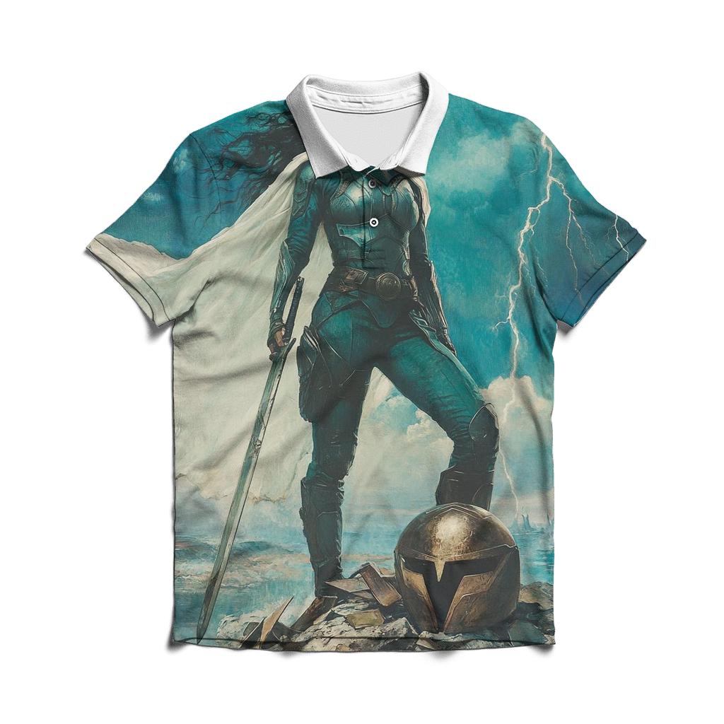 Tessa Thompson: Thunderbound Valkyries Sovereign Ascent casual sports polo shirts