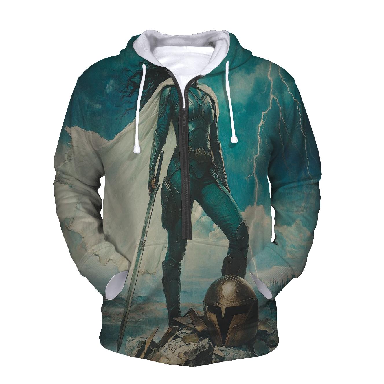 Tessa Thompson: Thunderbound Valkyries Sovereign Ascent heavyweight hoodies