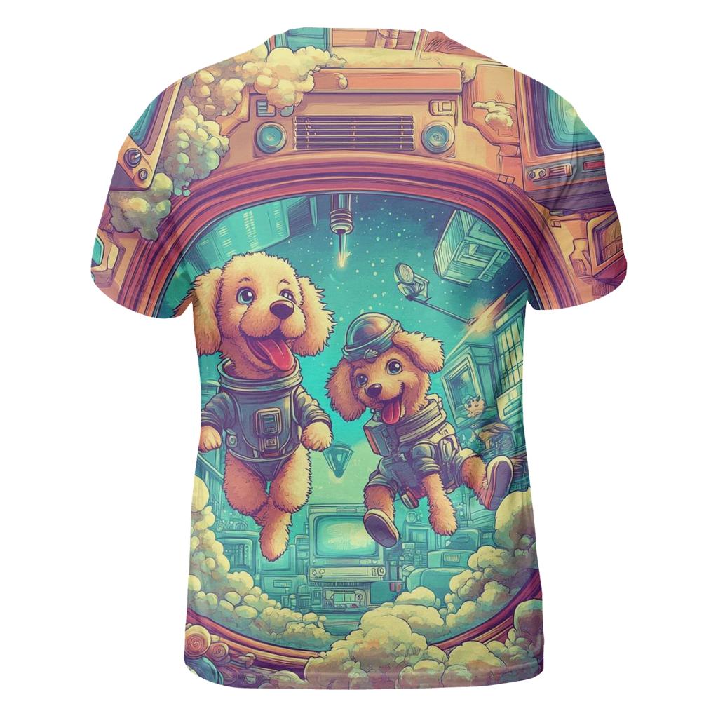 Time-Traveling TV Pets trendy printed shirt styles