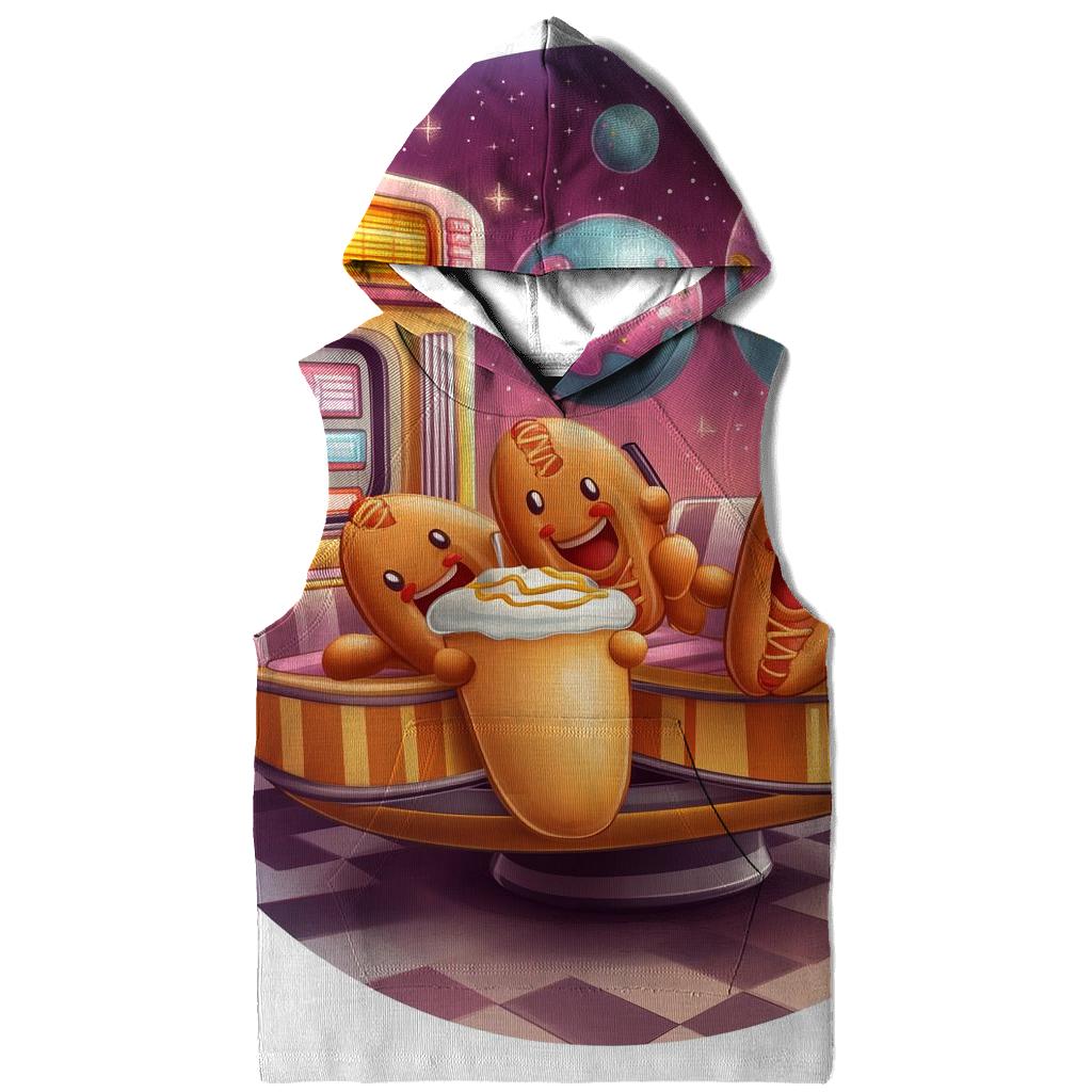 Cosmic Diner Doggos premium hoodies