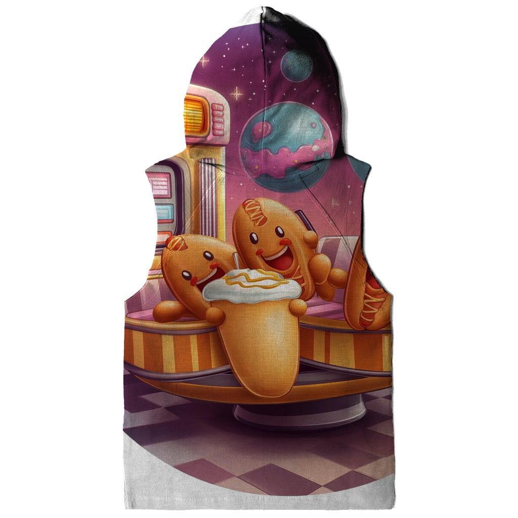 Cosmic Diner Doggos premium hoodies