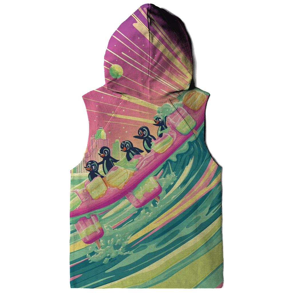 Popsicle Galaxy Surfing graphic hoodies