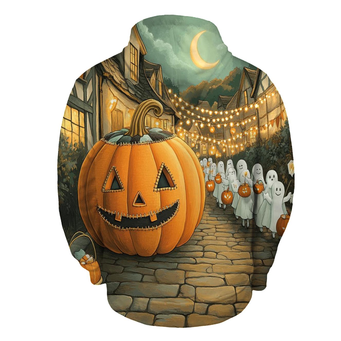 Spooky Lantern Parade hoodie designs