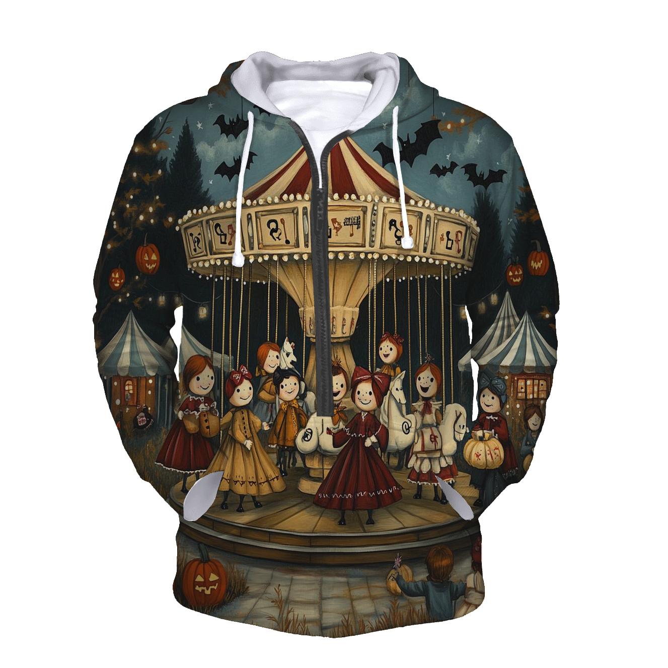 Carousel Of Haunted Marionettes heavyweight hoodies