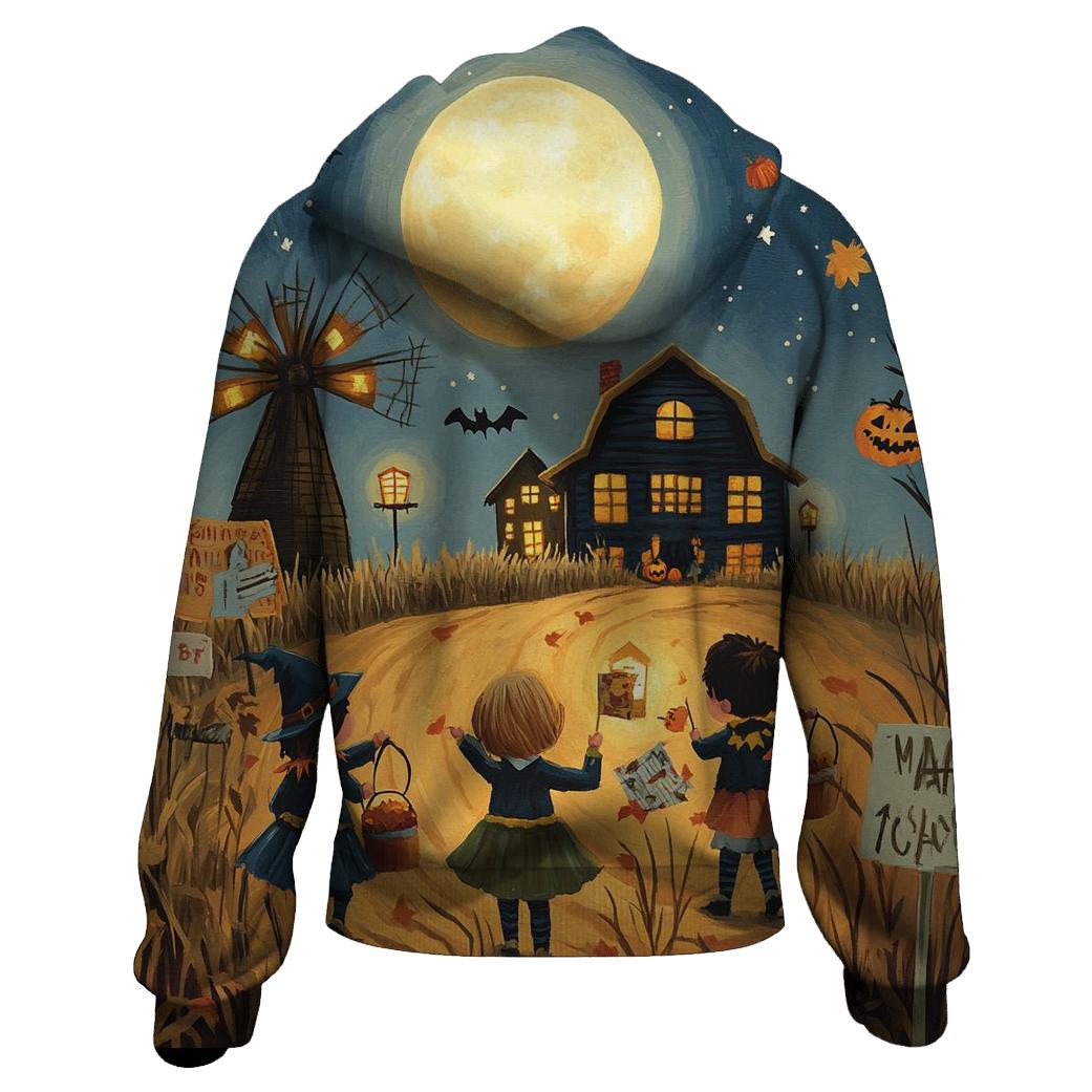 Harvest Moon Trick Or Treat Adventure Halloween pullover hoodies