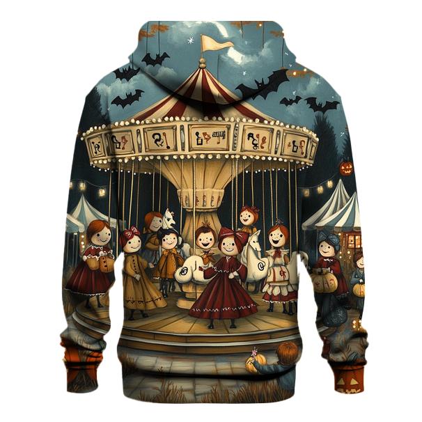 Carousel Of Haunted Marionettes zip-up hoodies