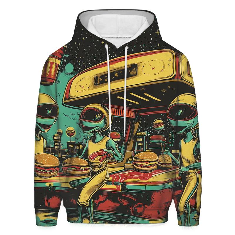Moonburger Drive-Thru Brigade custom hoodies