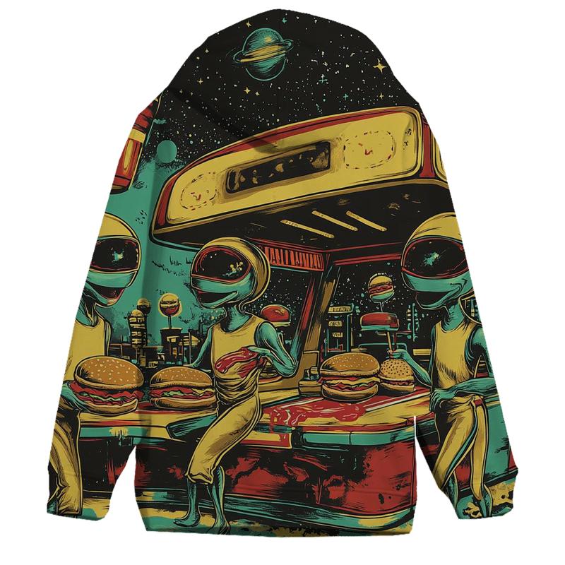 Moonburger Drive-Thru Brigade custom hoodies