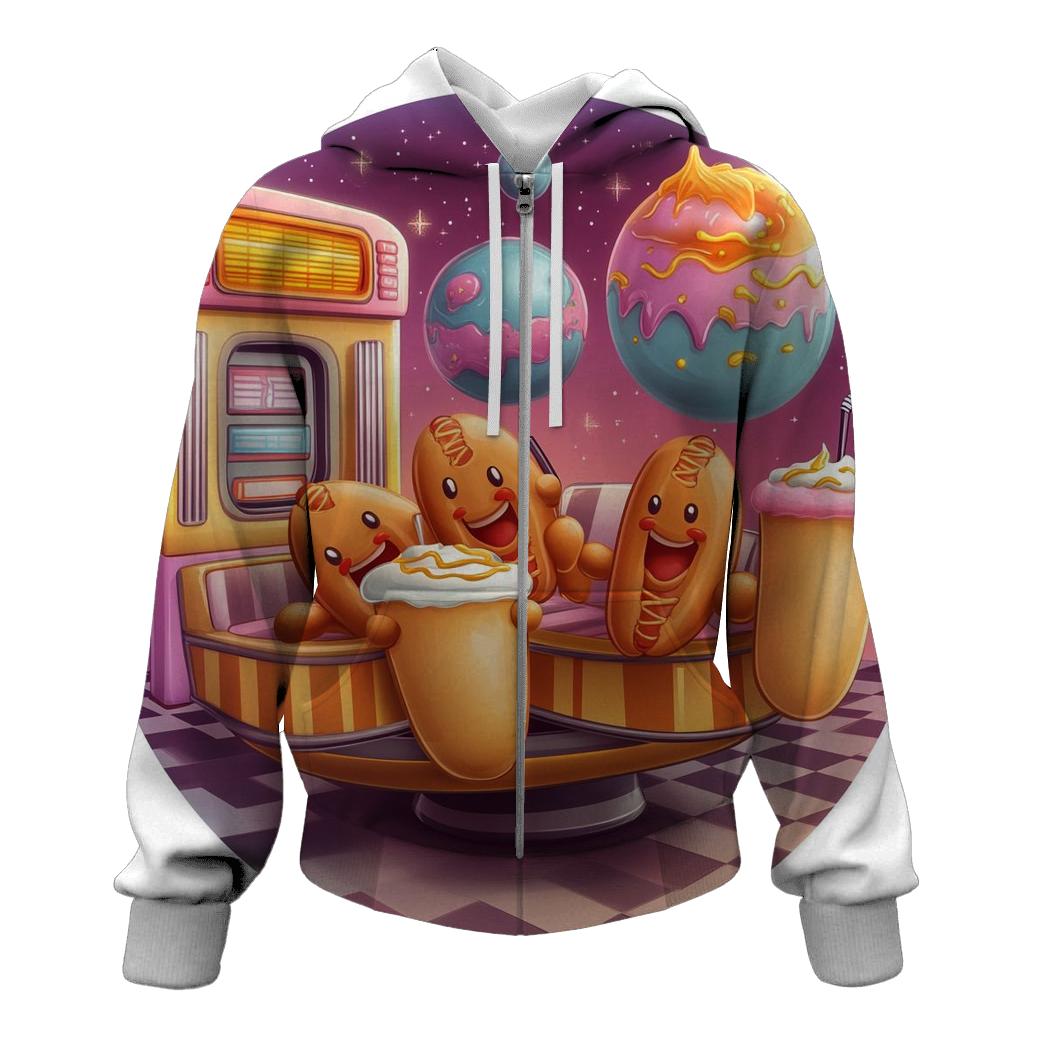 Cosmic Diner Doggos hoodie designs