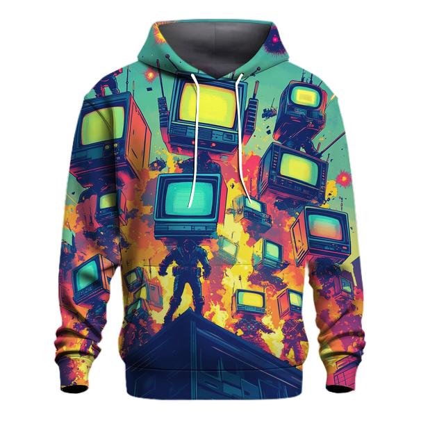 TV Static Space Patrol hoodies fashion