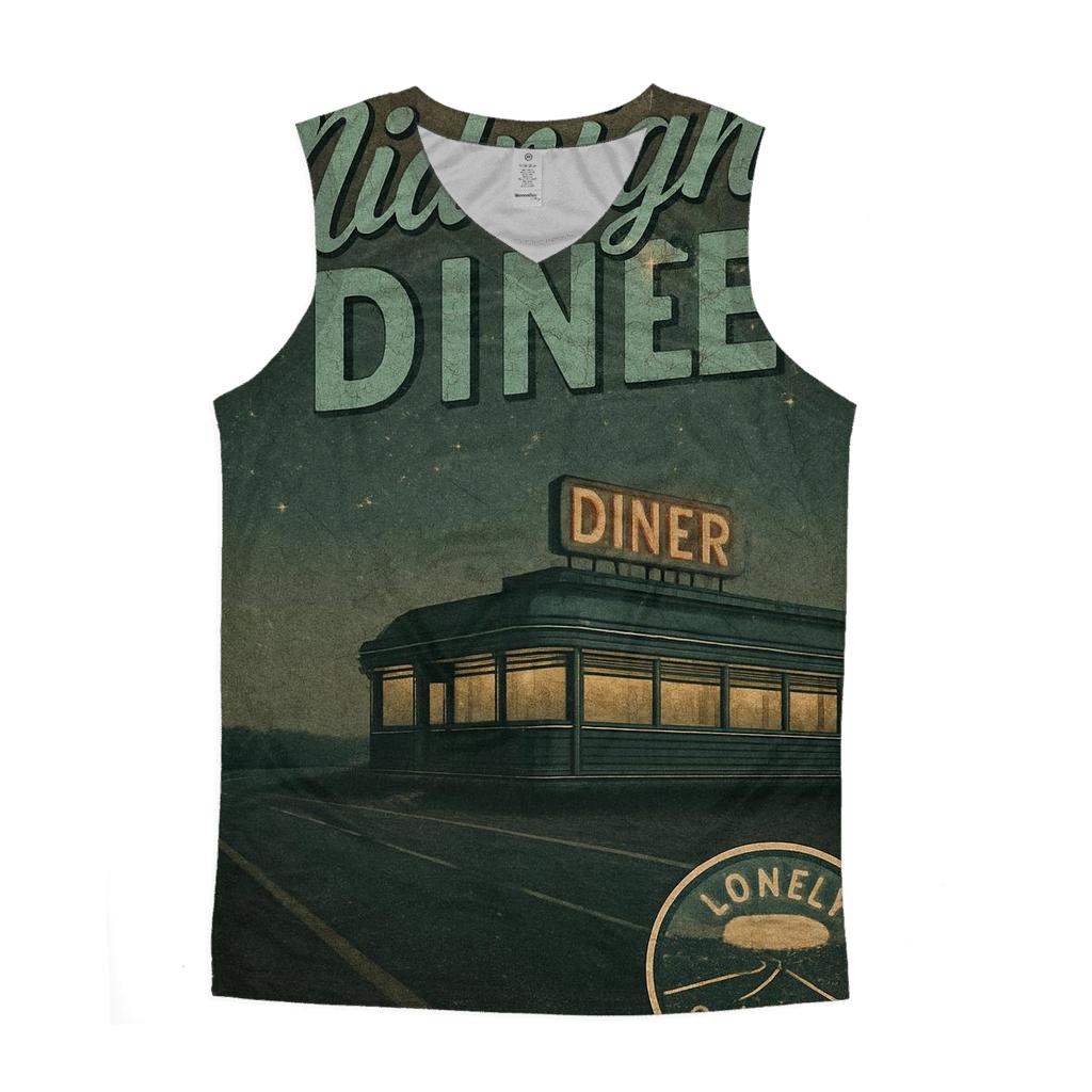 Midnight Diner Roadtrip Poster casual summer tank tops