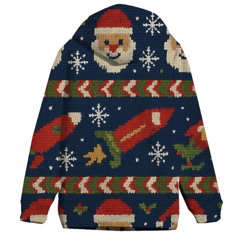 Galactic Tinsel Sweater Design embroidered hoodies