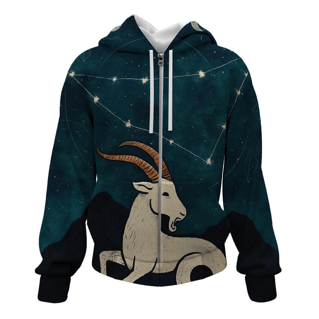 Capricorn Mountain Nebula heavyweight hoodies