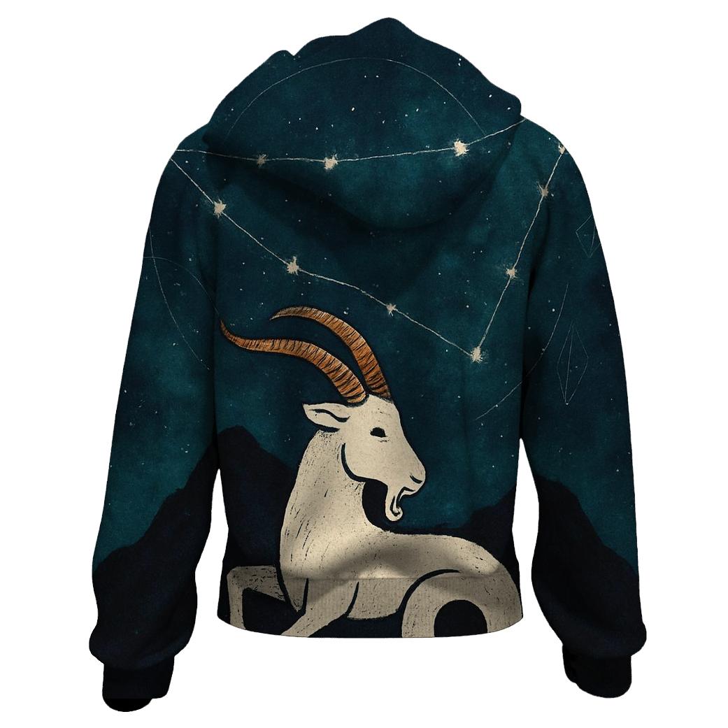 Capricorn Mountain Nebula heavyweight hoodies