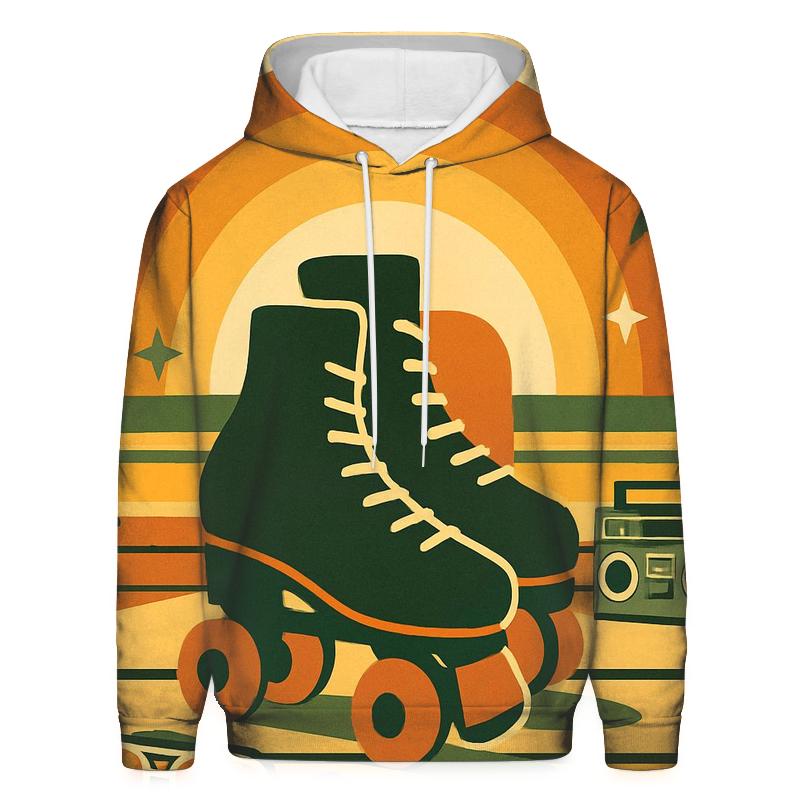 Sunset Roller Disco lightweight hoodies