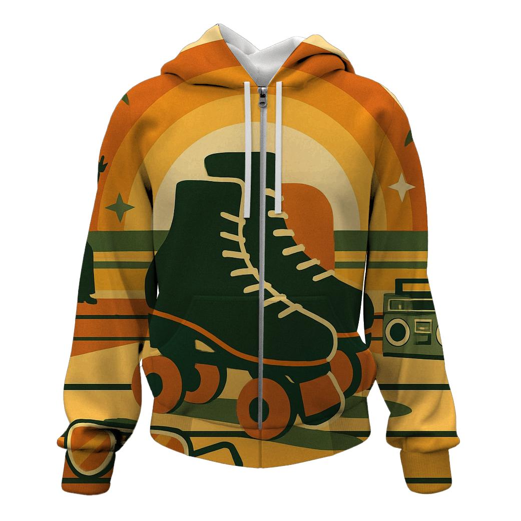 Sunset Roller Disco hoodies fashion