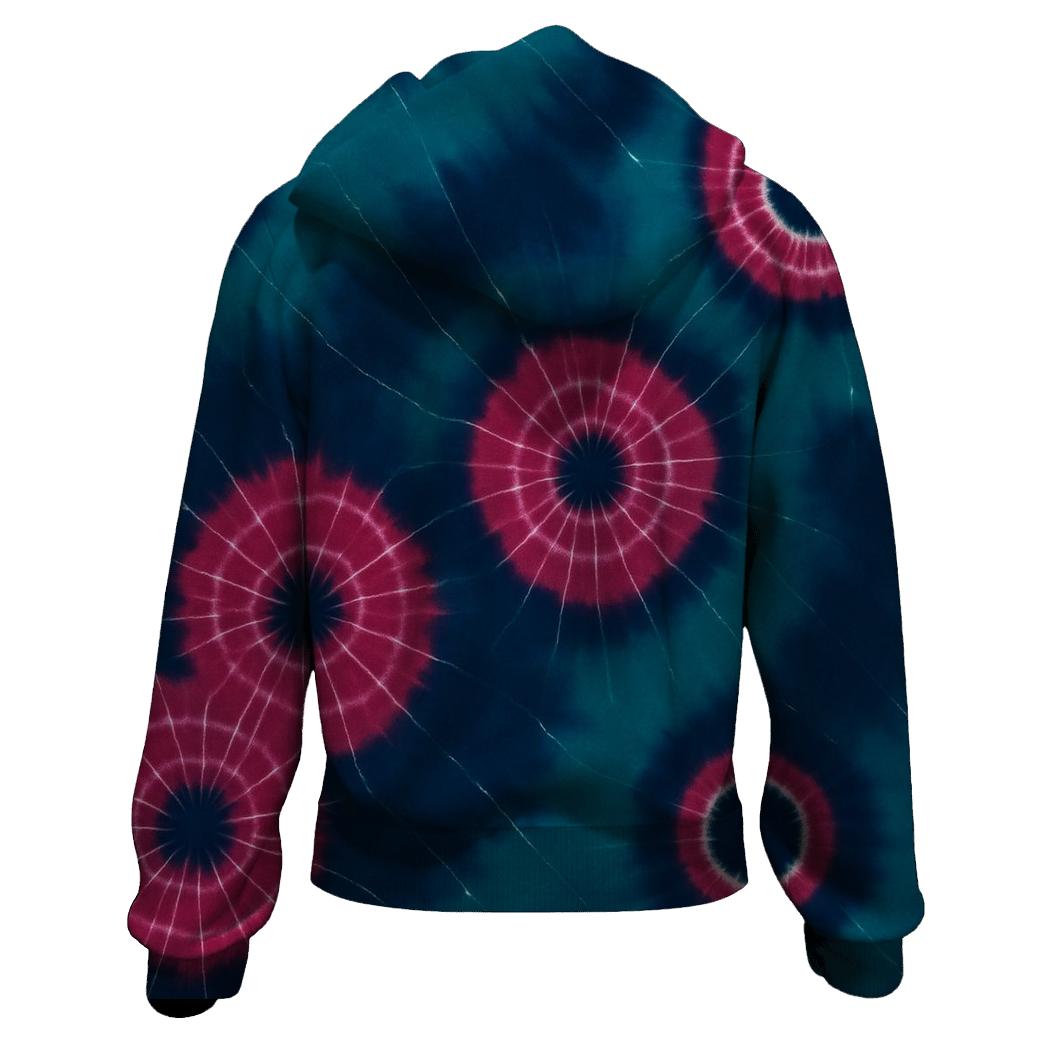 Kumo Cluster Bullseye Panel embroidered hoodies