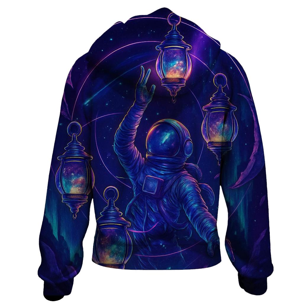 Orbiting Lanterns Of Vega premium hoodies
