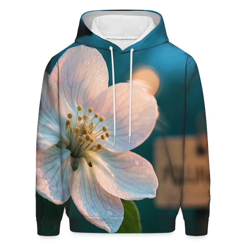 Midnight Orchard Blossom Study designer hoodies