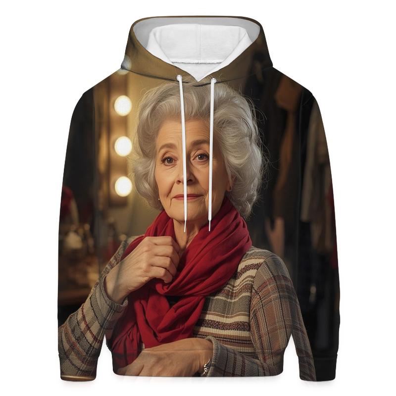 Polly Holliday Backstage Portrait pullover hoodies