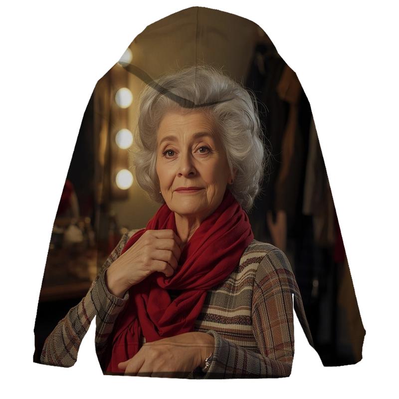 Polly Holliday Backstage Portrait pullover hoodies