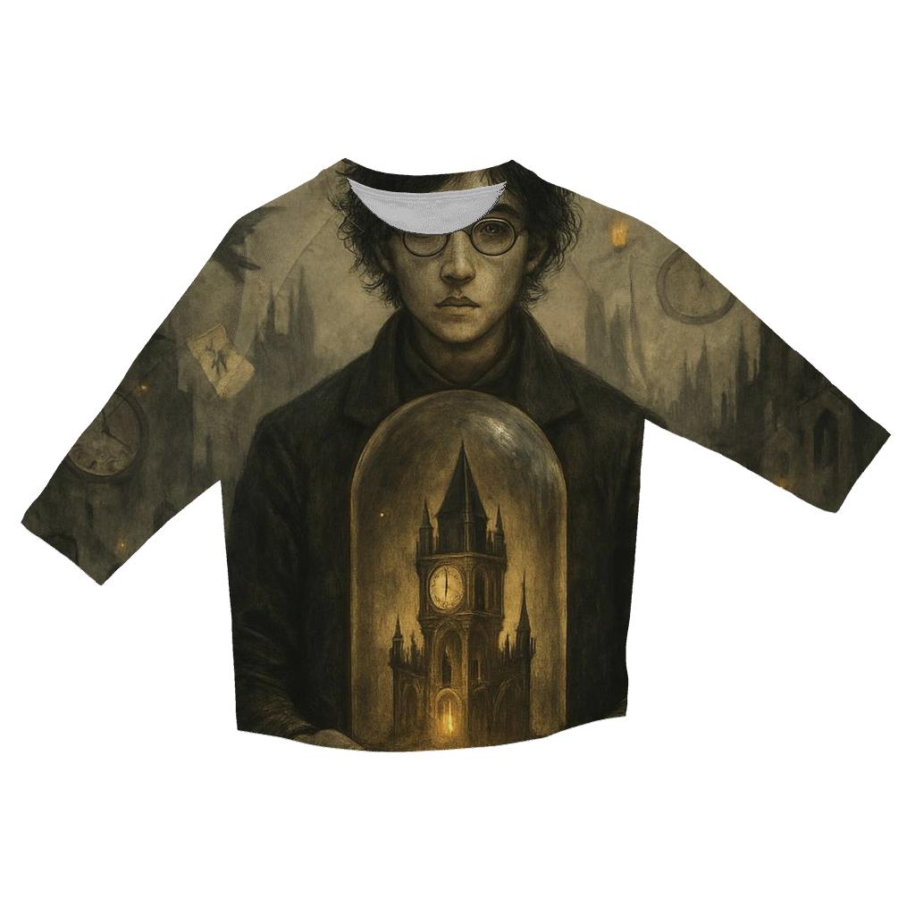 Clocktower Cathexis trendy 3/4 sleeve tops