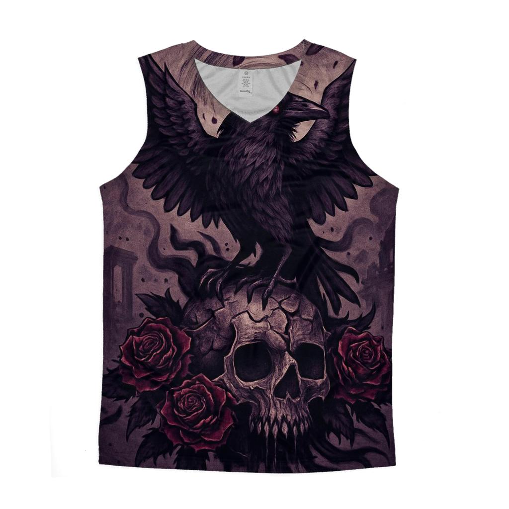 Raven King Of Bleeding Roses trendy fitted tank tops