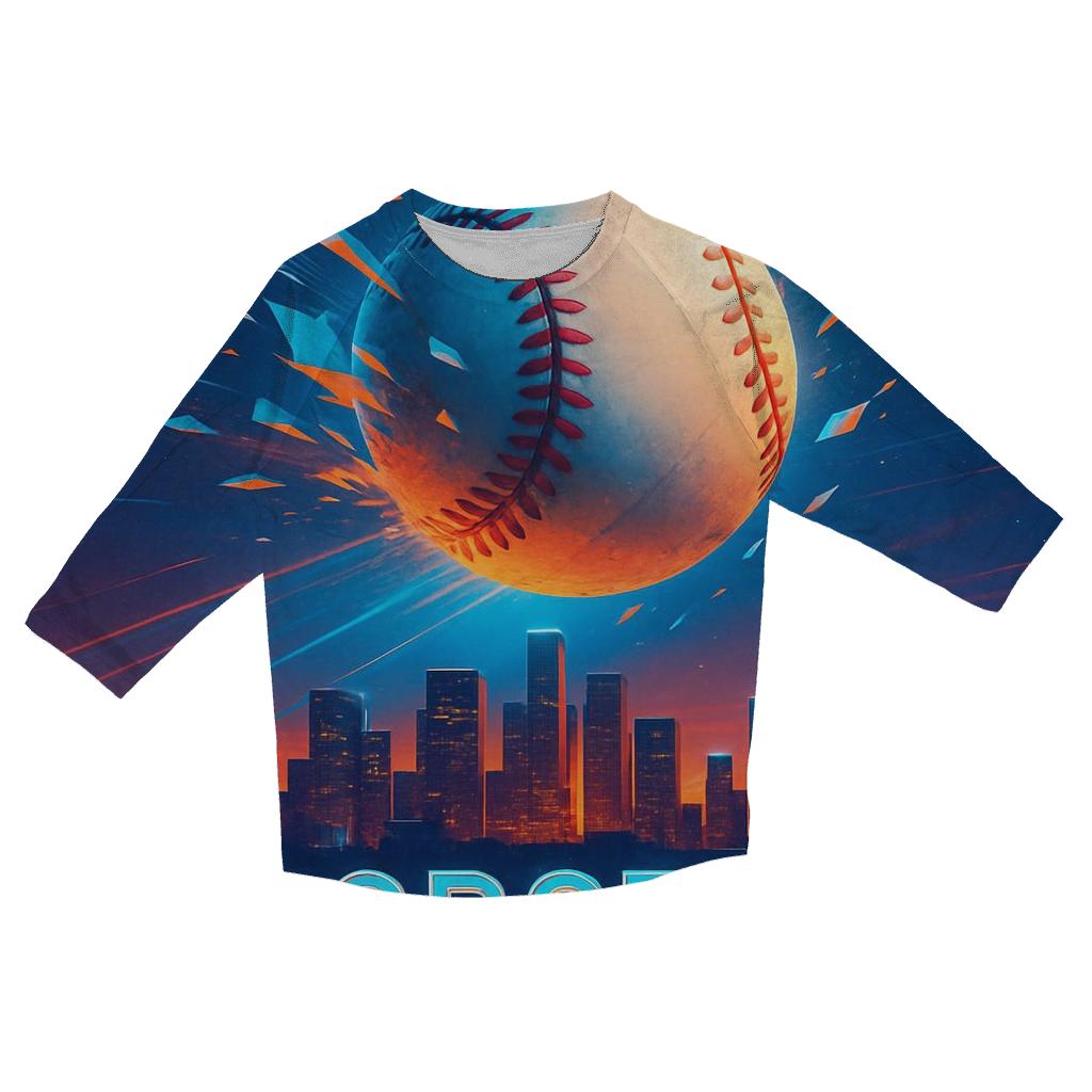 Skyline Home Run Burst designer 3/4 sleeve blouses