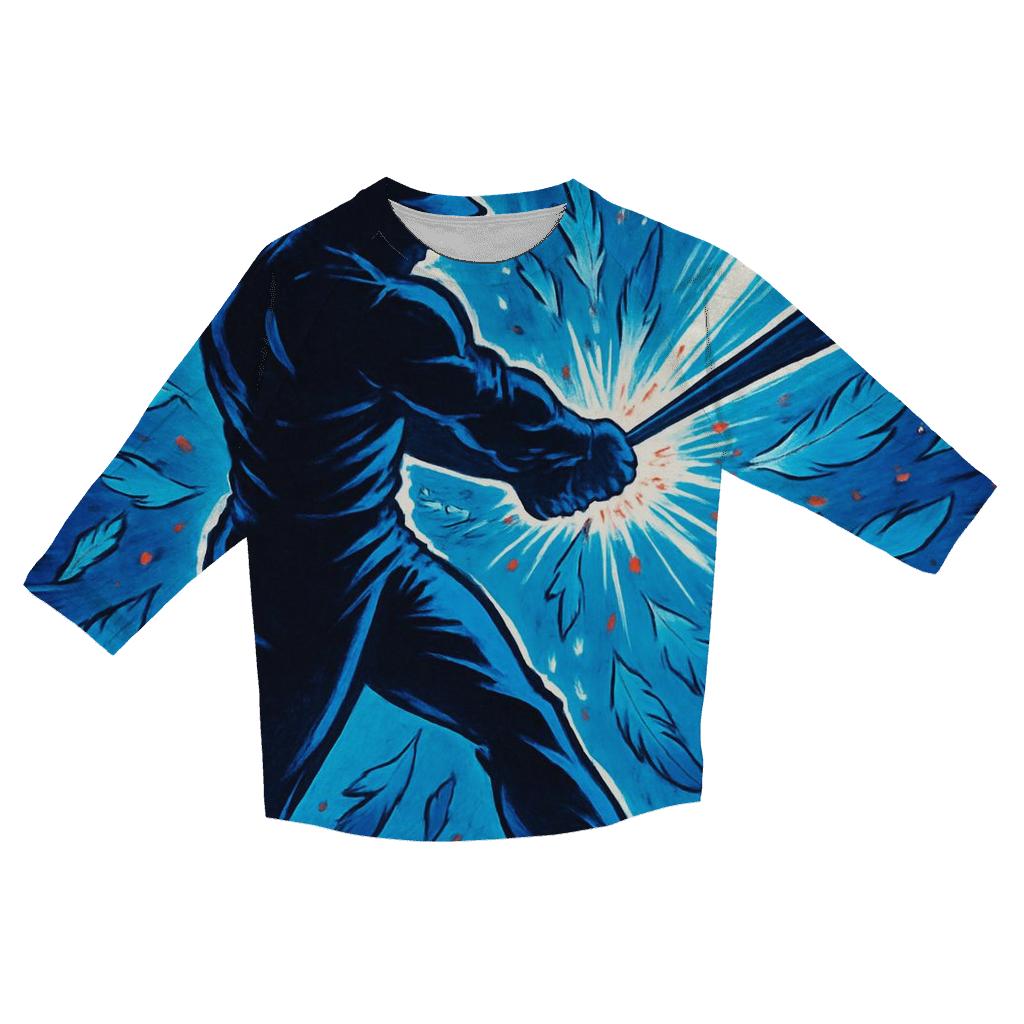 Mid Swing Blue Jays Power stylish quarter sleeve tops