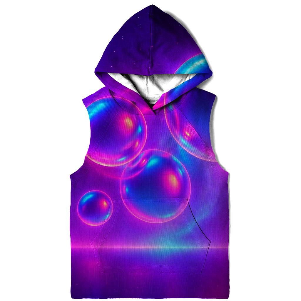 Neon Drift Orbs premium hoodies