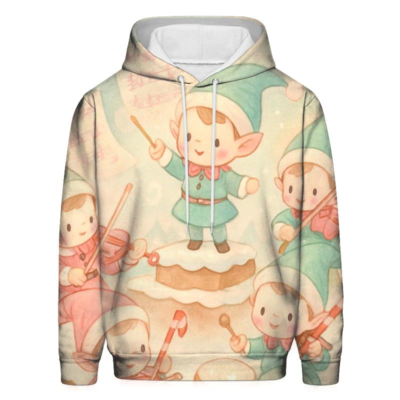 Santas Tiny Workshop Orchestra hoodie styles
