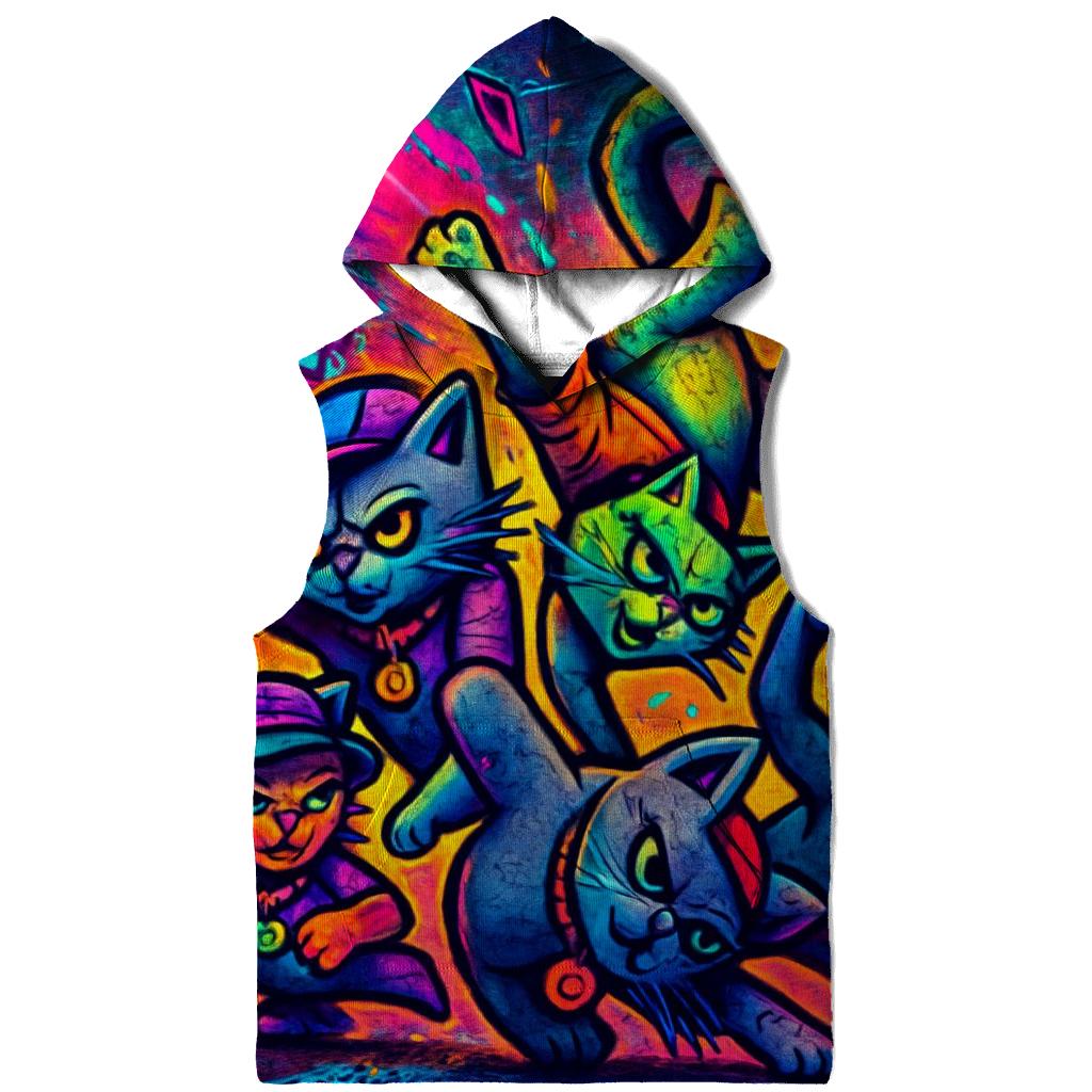 Graffiti Breakdance Crew Cats hoodie trends