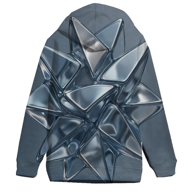 Molten Geometry Gradient premium hoodies