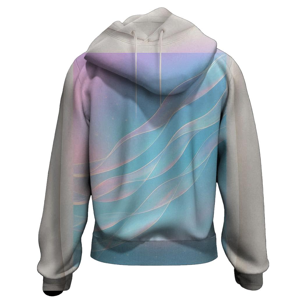 Aurora Ribbon Gradient designer hoodies