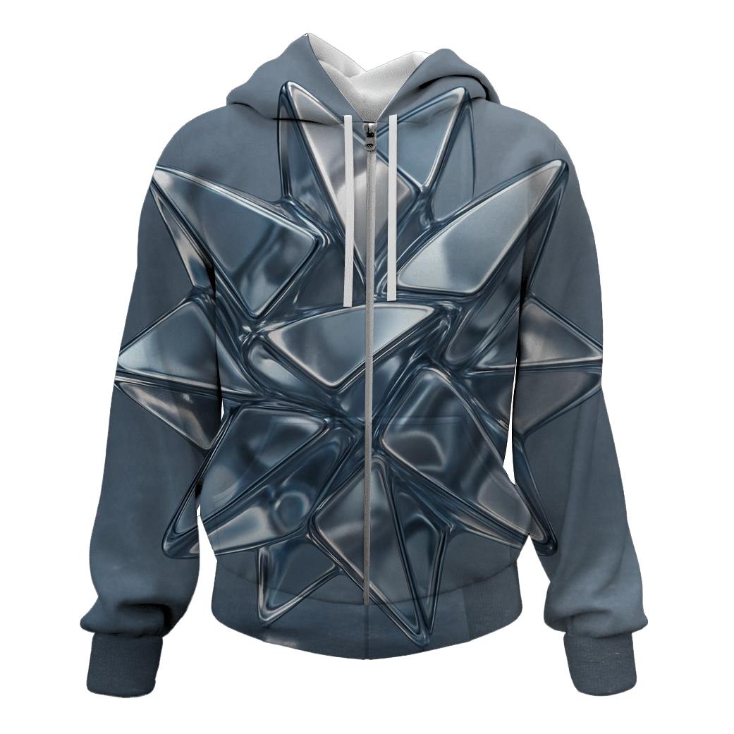 Molten Geometry Gradient hoodie trends