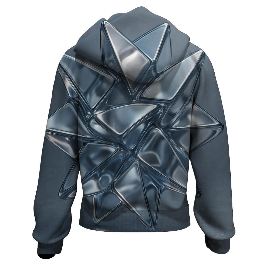 Molten Geometry Gradient hoodie trends